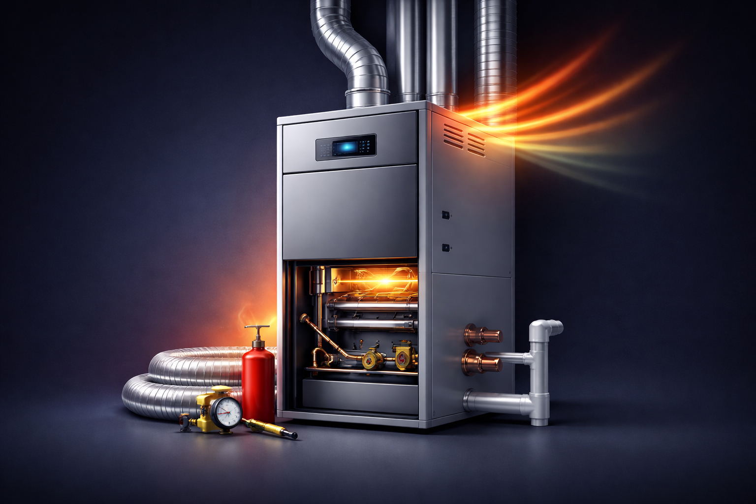 High-efficiency furnace