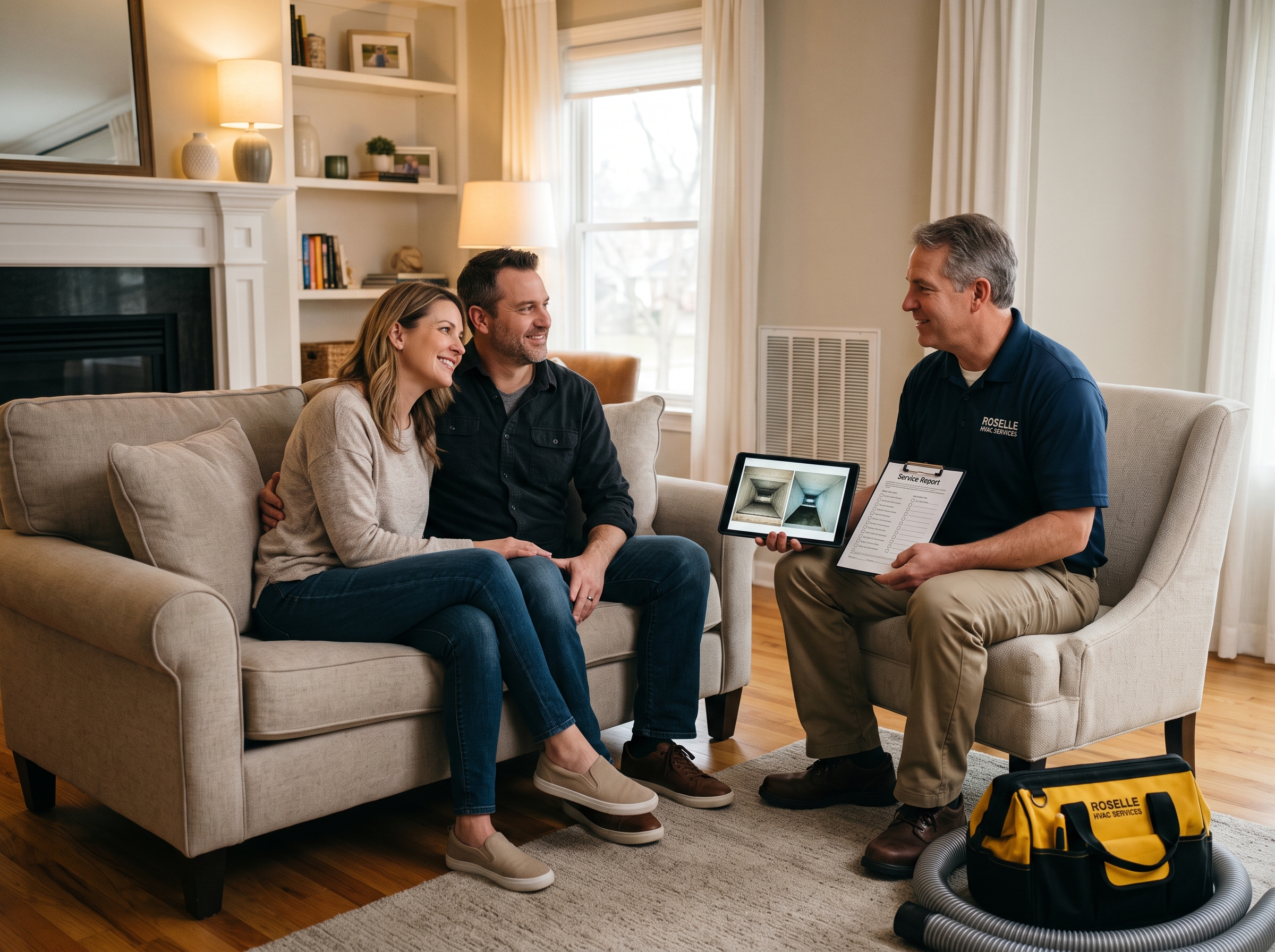 Duct Cleaning — Duct Cleaning: 5 Essential Benefits for Roselle Homes